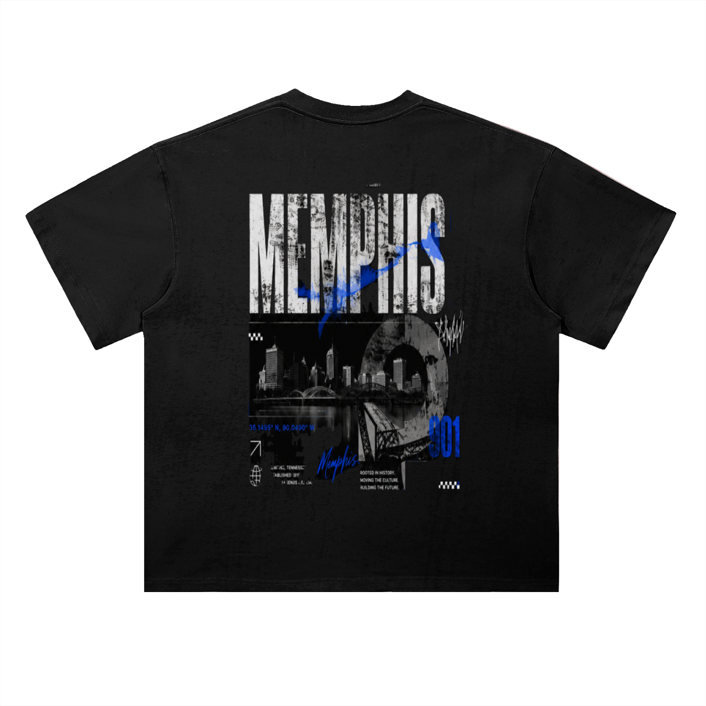 Heavyweight Drop Shoulder Cotton T-Shirt