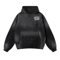 Vintage Wash Frayed Fleece Hoodie - 360 GSM
